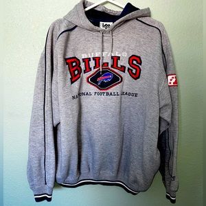 Vintage Buffalo Bills Embroidered Hoodie
